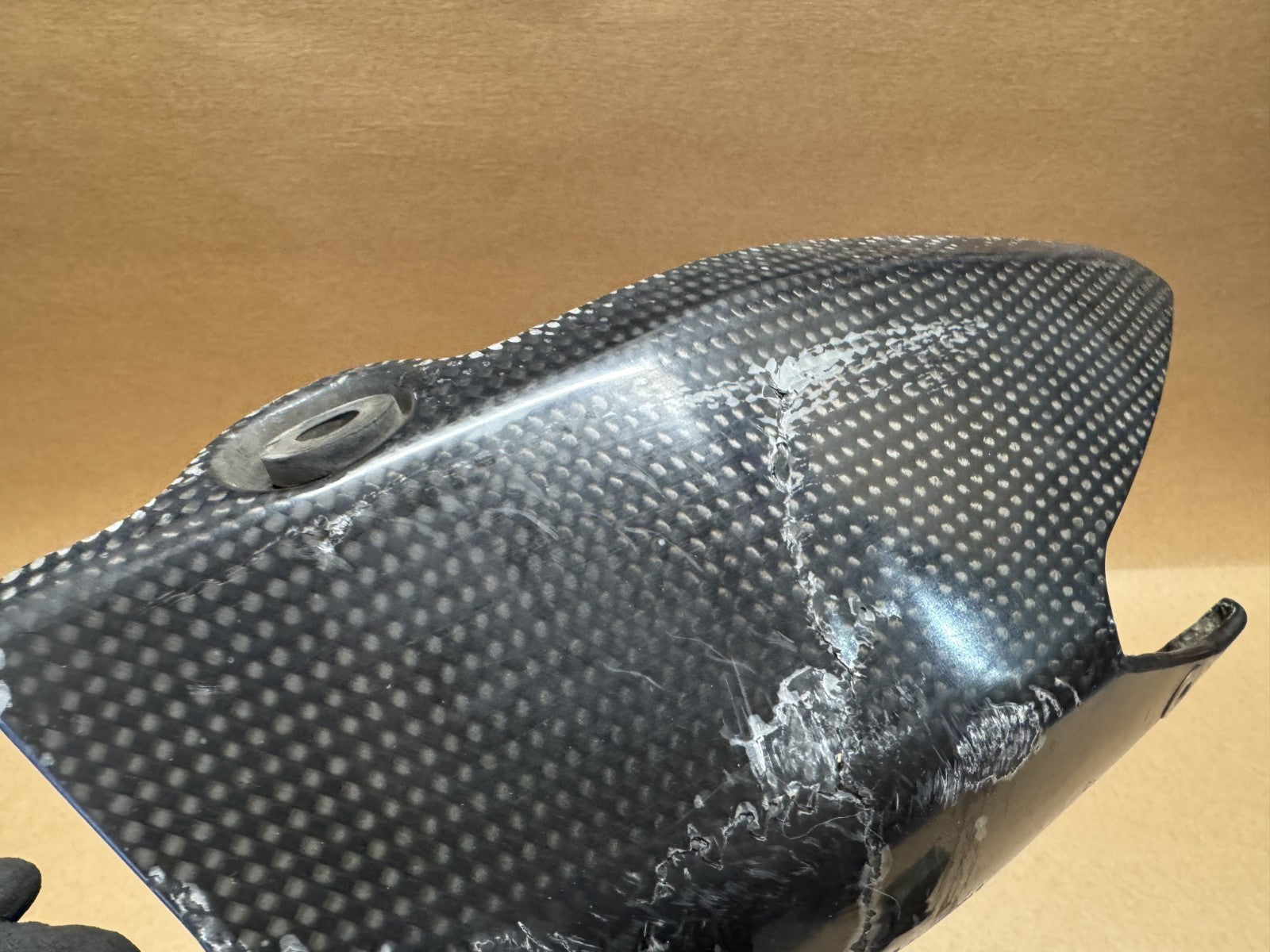 Ducati Hypermotard 1100 S 2007 Carbon Right & Left Seat Fairing Panel