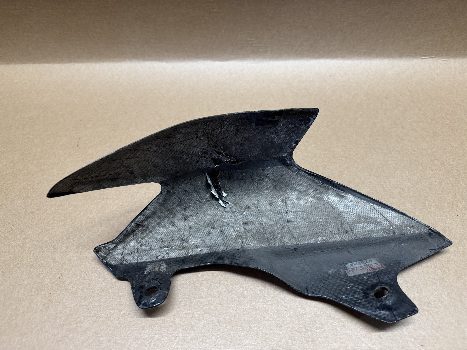Ducati Hypermotard 1100 S 2007 Carbon Right & Left Seat Fairing Panel