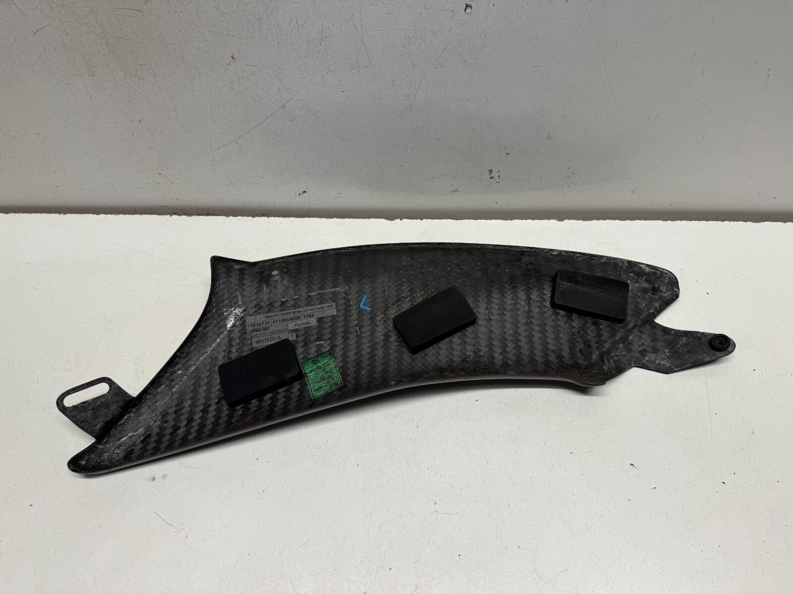 Carbon Left Tank Fairing Panel Cover Ducati 1200 Diavel 2011 (2011 - 2014)