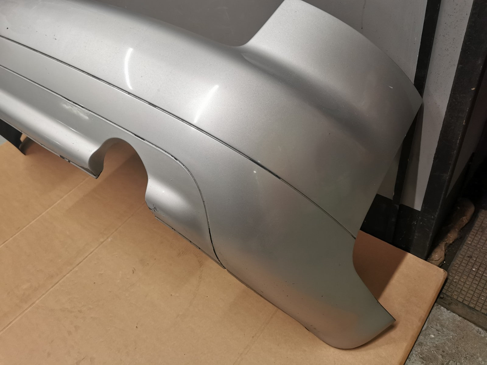 AUDI A6 C5 REAR BUMPER Silver Twin Exhaust