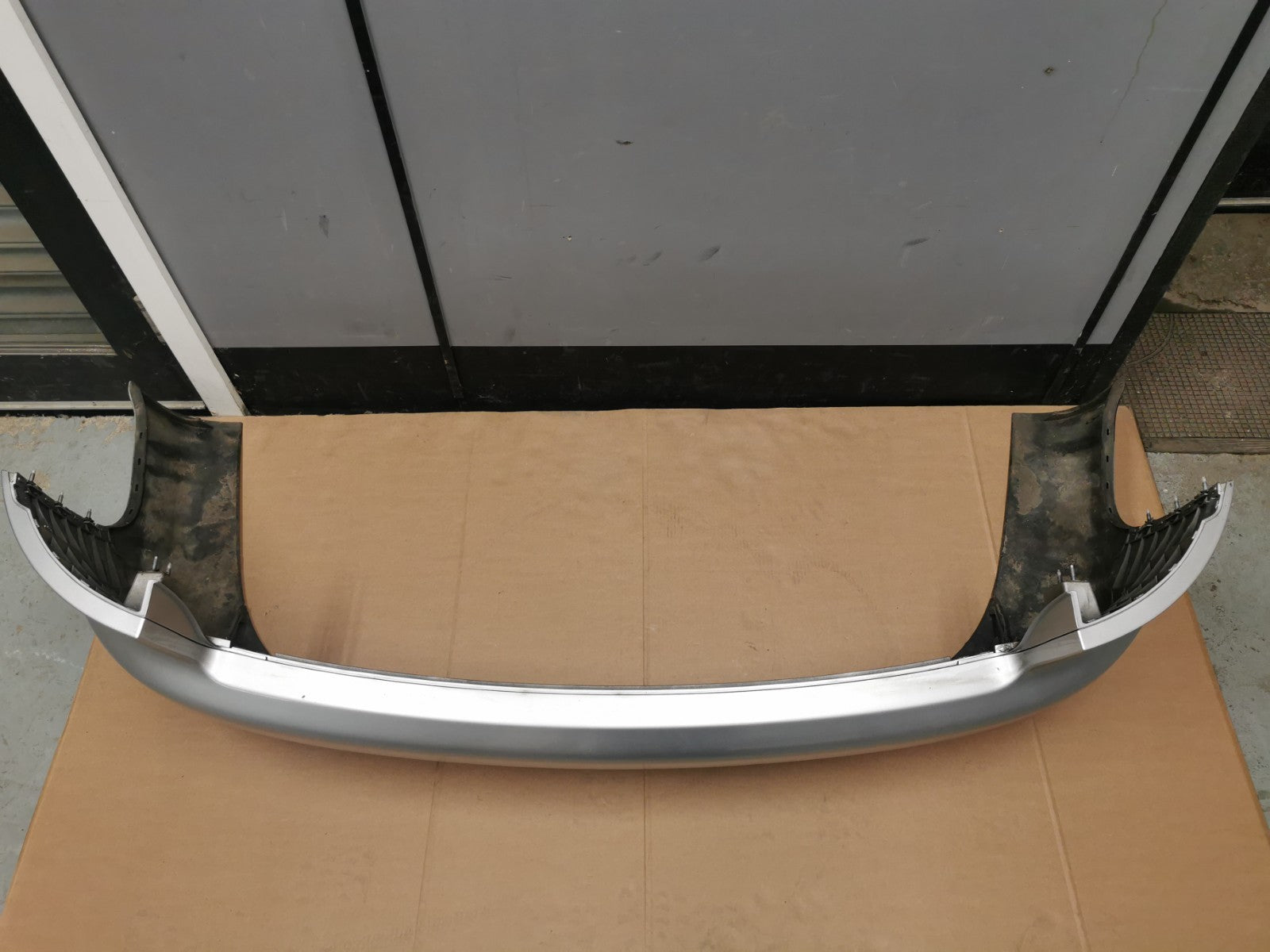 AUDI A6 C5 REAR BUMPER Silver Twin Exhaust