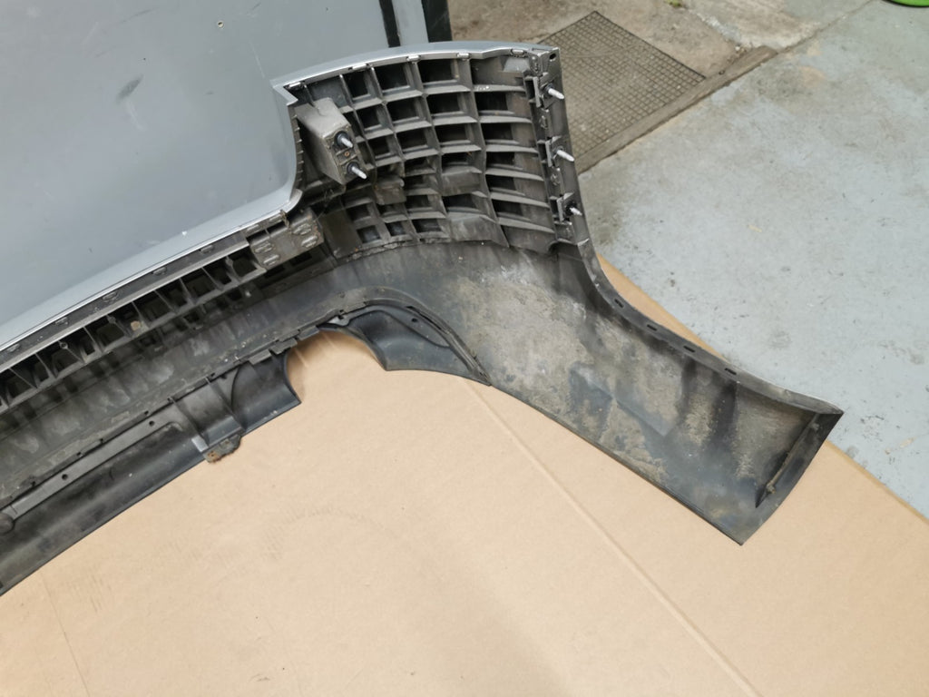 AUDI A6 C5 REAR BUMPER Silver Twin Exhaust