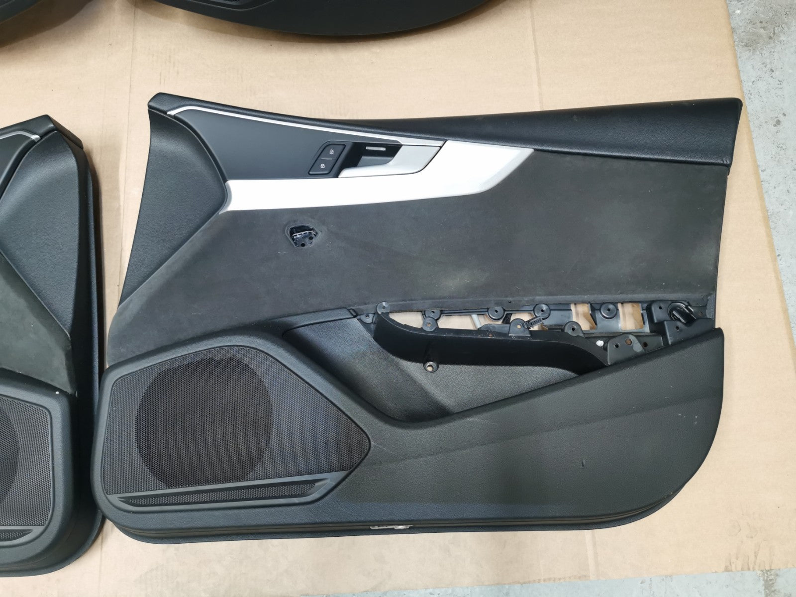AUDI A4 S4 B9 Set of Door Cards Black