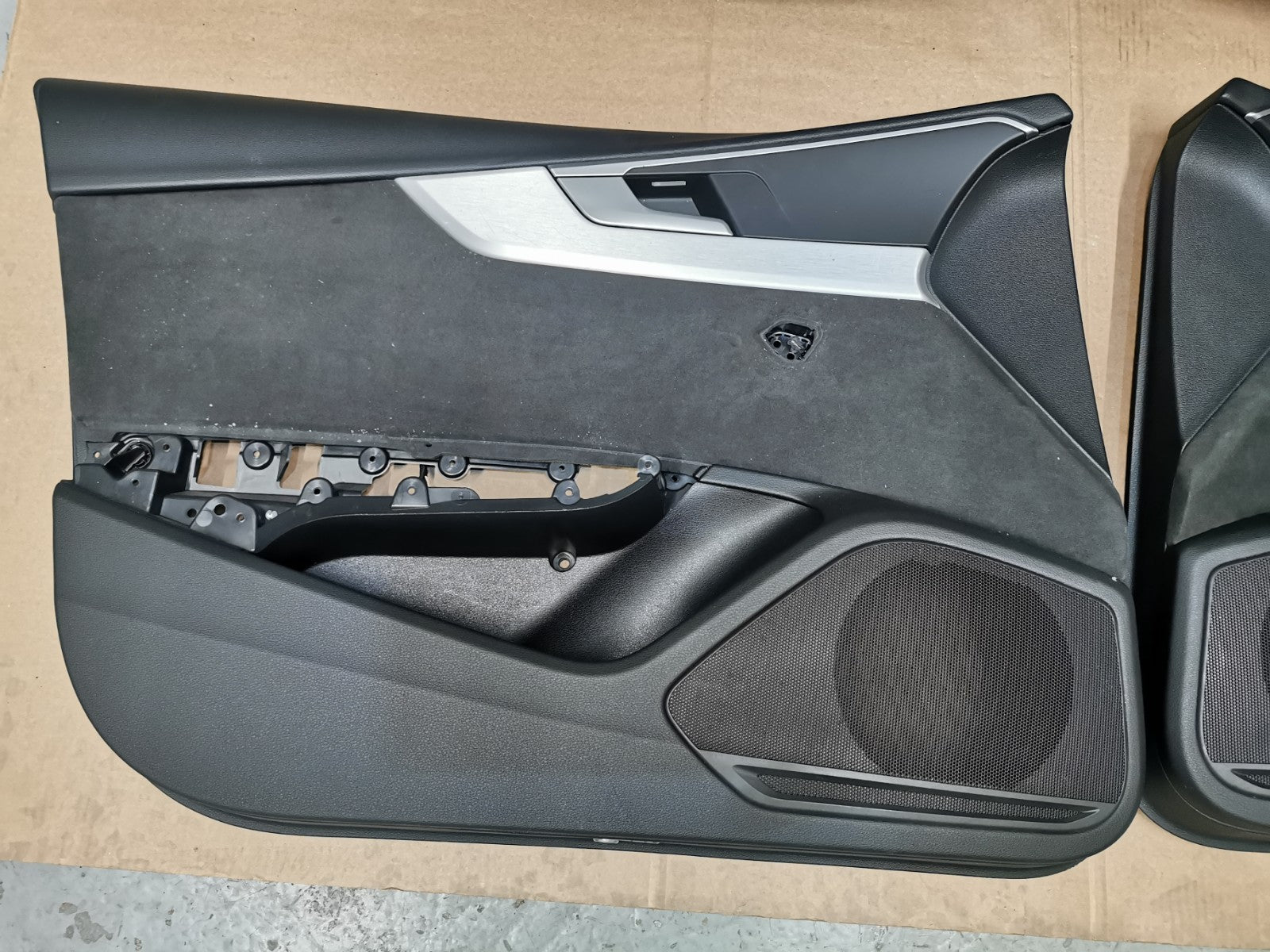 AUDI A4 S4 B9 Set of Door Cards Black