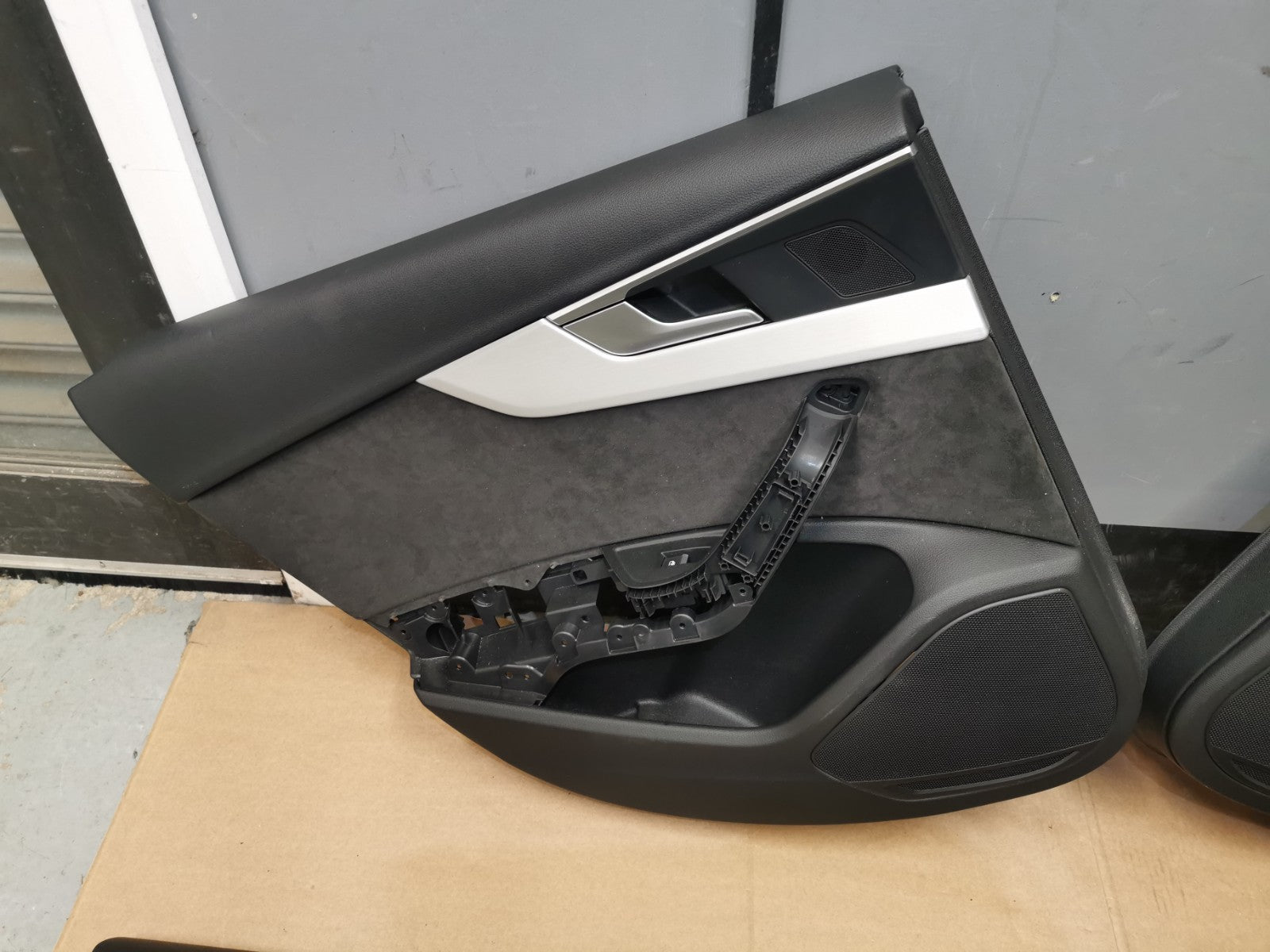 AUDI A4 S4 B9 Set of Door Cards Black
