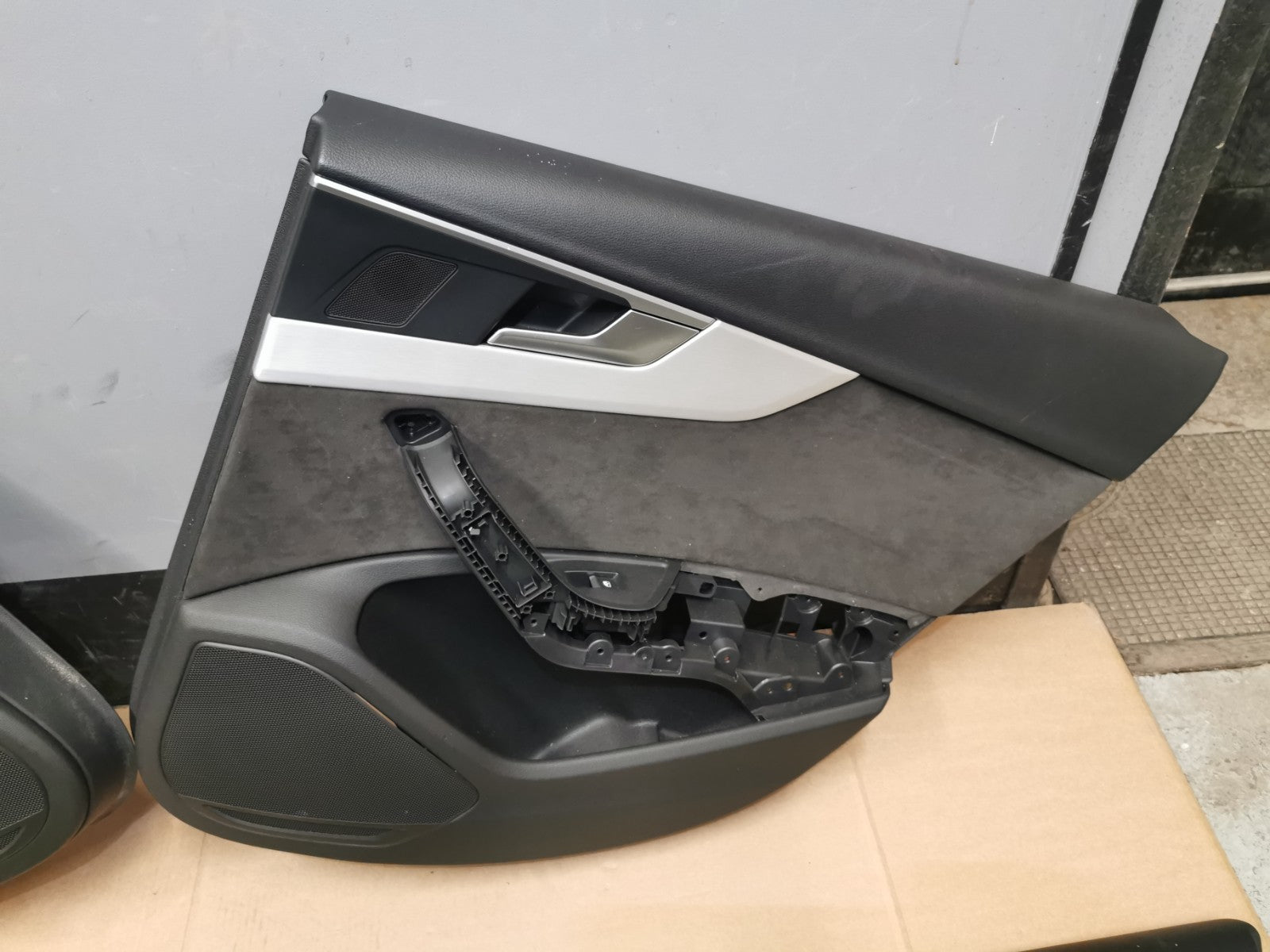 AUDI A4 S4 B9 Set of Door Cards Black