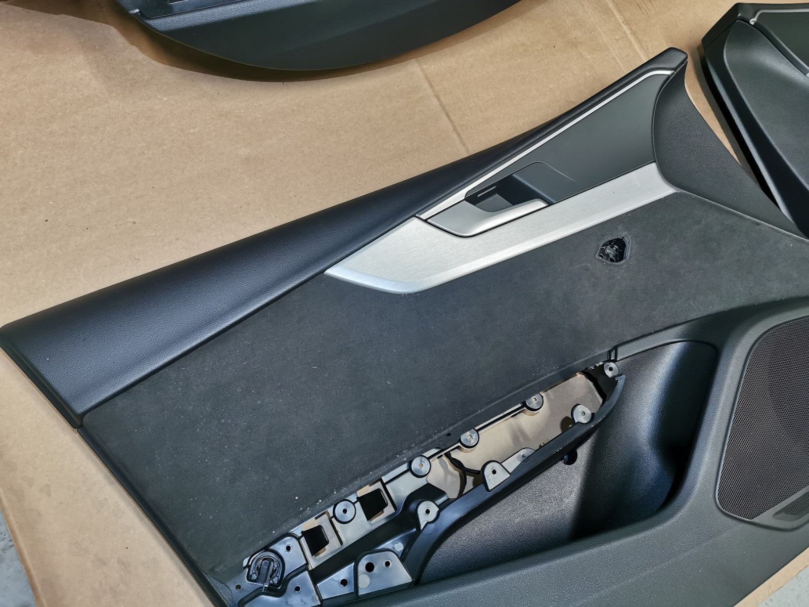AUDI A4 S4 B9 Set of Door Cards Black