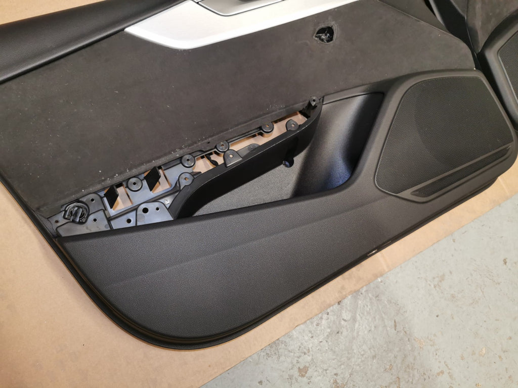 AUDI A4 S4 B9 Set of Door Cards Black