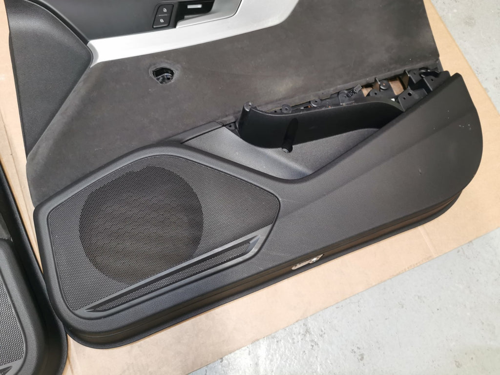 AUDI A4 S4 B9 Set of Door Cards Black