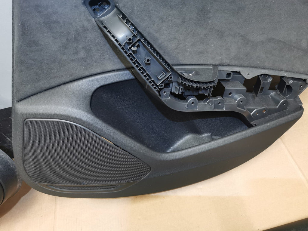AUDI A4 S4 B9 Set of Door Cards Black