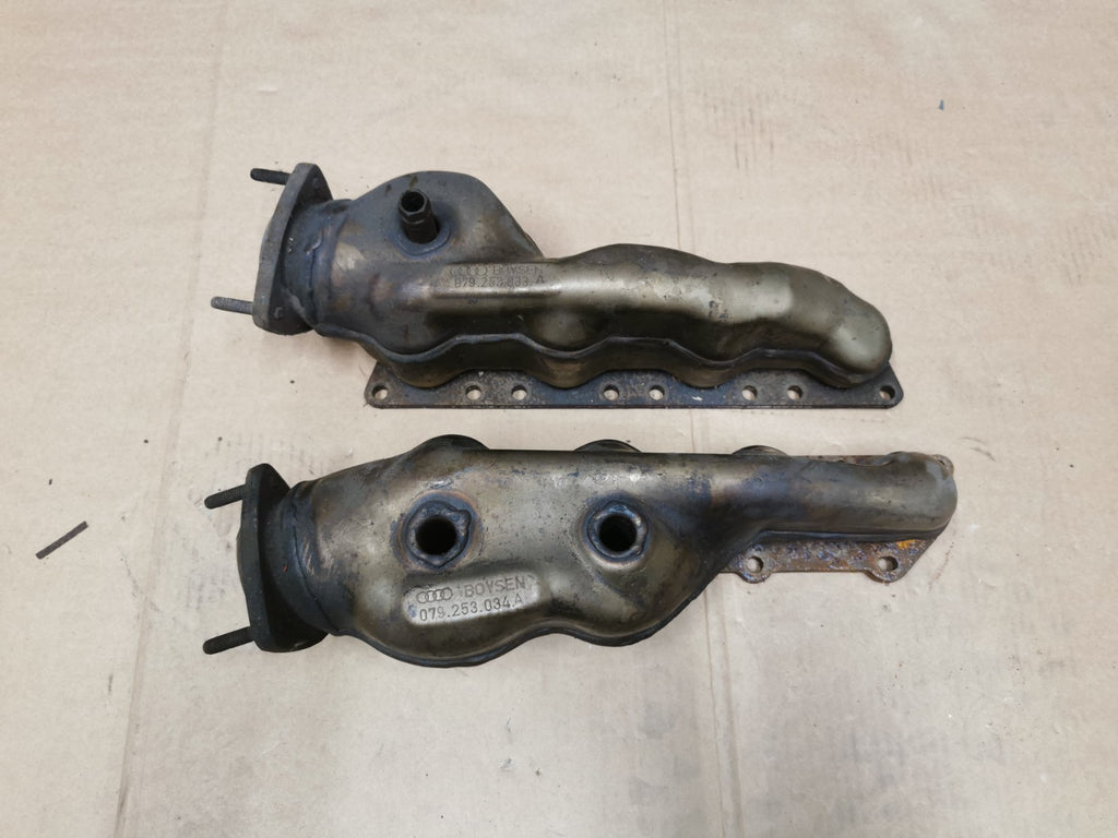 Audi S4 B6 Petrol Exhaust Manifold Left + Right 4.2 FSI V8 BBK 079253033A