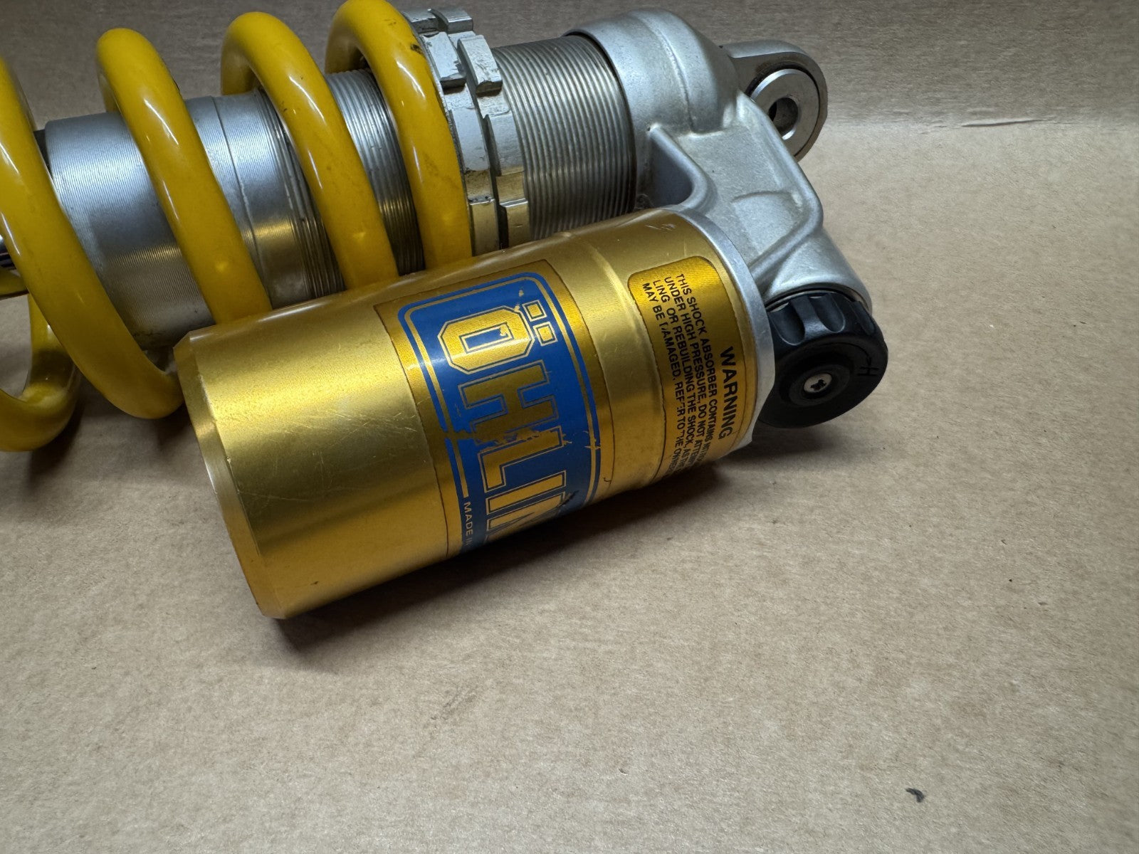 Ducati Hypermotard 1100 S 2007 Ohlins Rear Shock Absorber