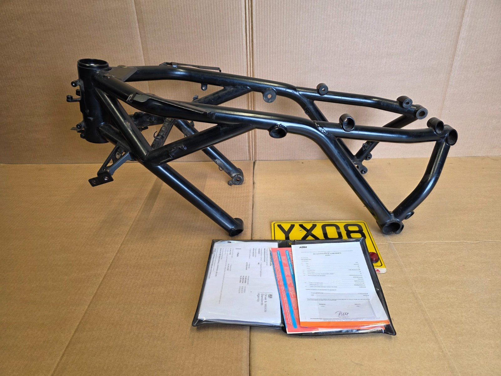 KTM RC8 1190 2008 (2008 - 2010) Main Frame Chassis HPI Clear + V5
