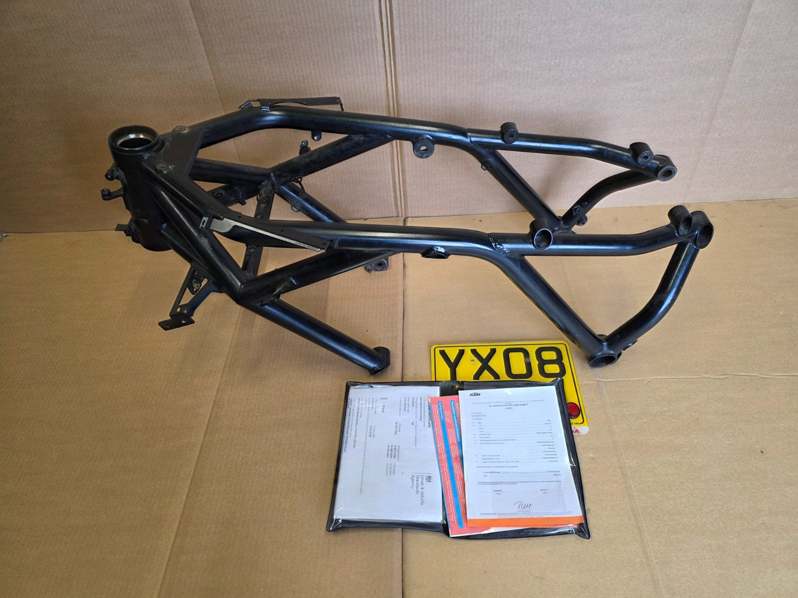 KTM RC8 1190 2008 (2008 - 2010) Main Frame Chassis HPI Clear + V5