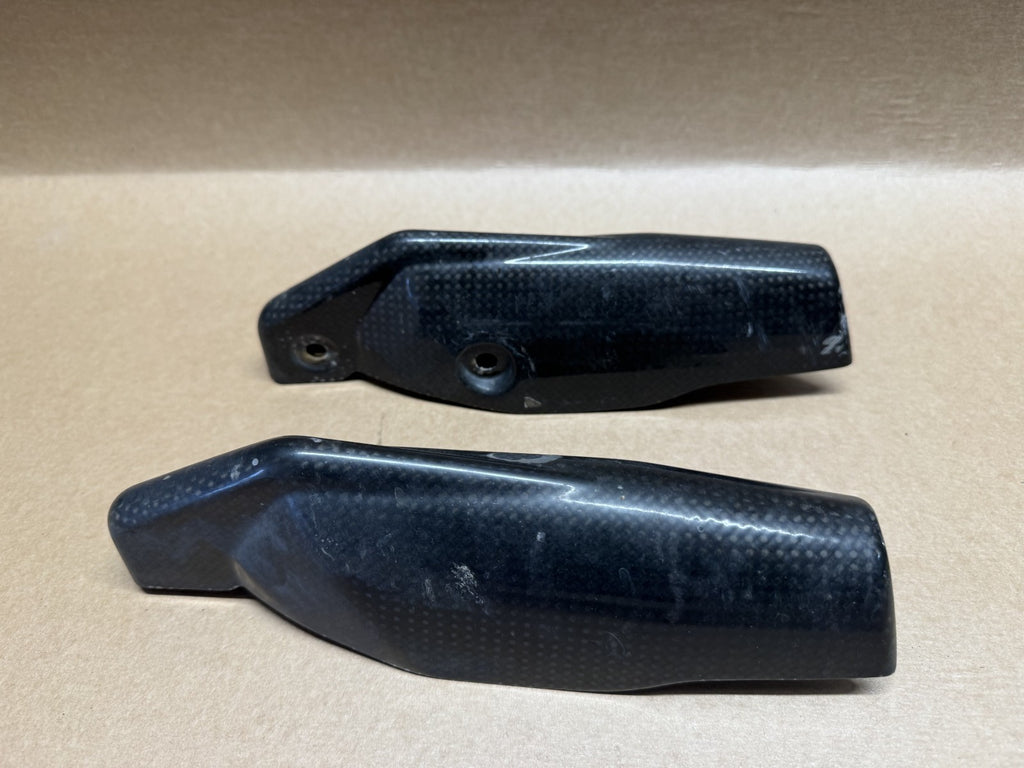 Ducati Hypermotard 1100 S 2007 - 2010 Carbon Fork Protectors (Front Mudguard)