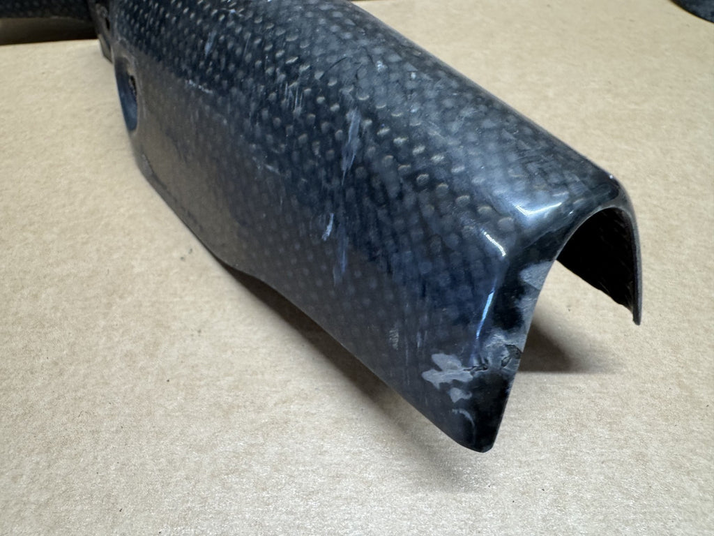Ducati Hypermotard 1100 S 2007 - 2010 Carbon Fork Protectors (Front Mudguard)