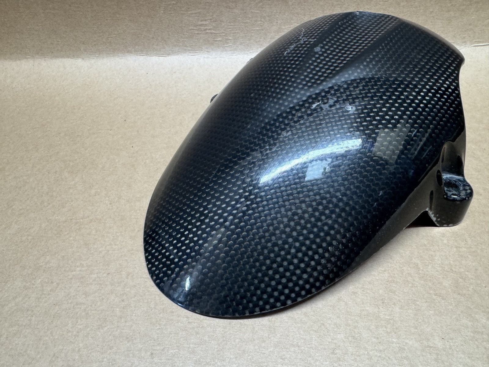 Ducati Hypermotard 1100 S 2007 - 2010 Carbon Fork Protectors (Front Mudguard)