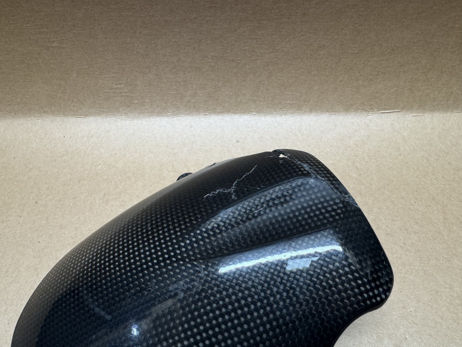 Ducati Hypermotard 1100 S 2007 - 2010 Carbon Fork Protectors (Front Mudguard)