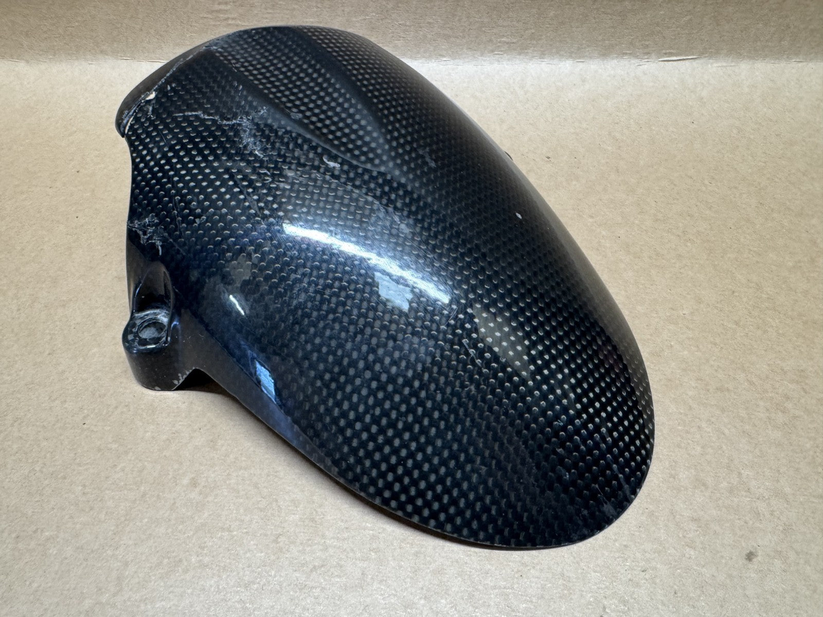 Ducati Hypermotard 1100 S 2007 - 2010 Carbon Fork Protectors (Front Mudguard)