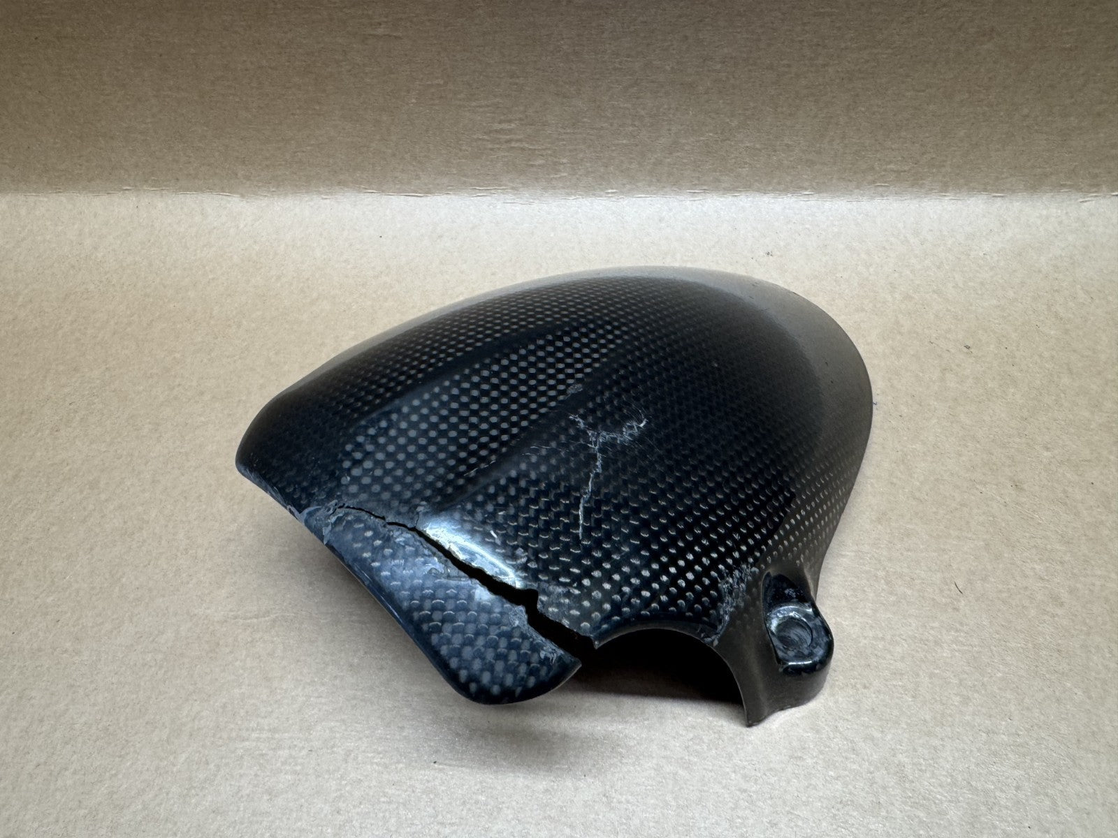 Ducati Hypermotard 1100 S 2007 - 2010 Carbon Fork Protectors (Front Mudguard)