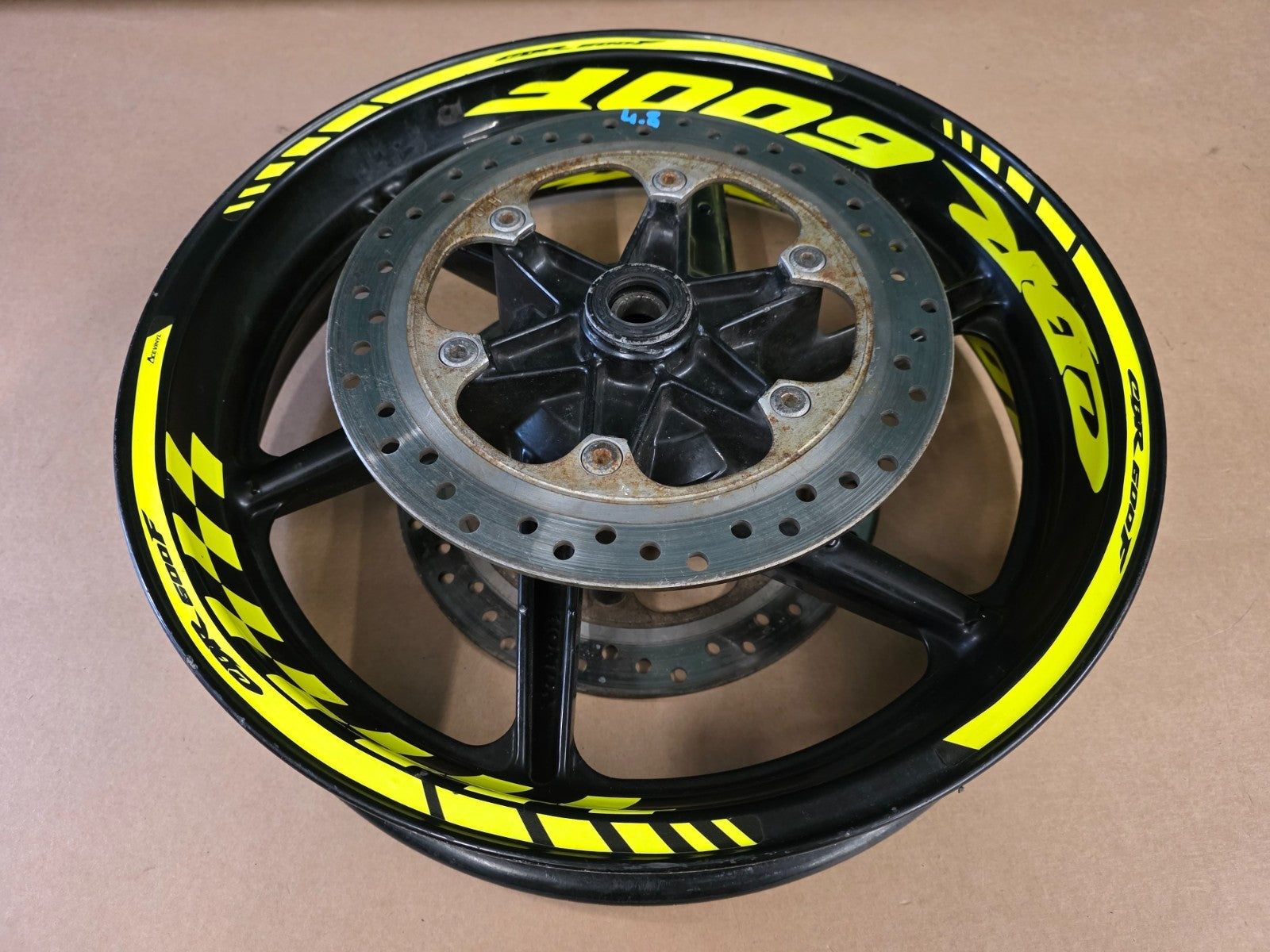 Honda CBR 600 F2 1991 - 1994  Front Wheel Rim + Discs