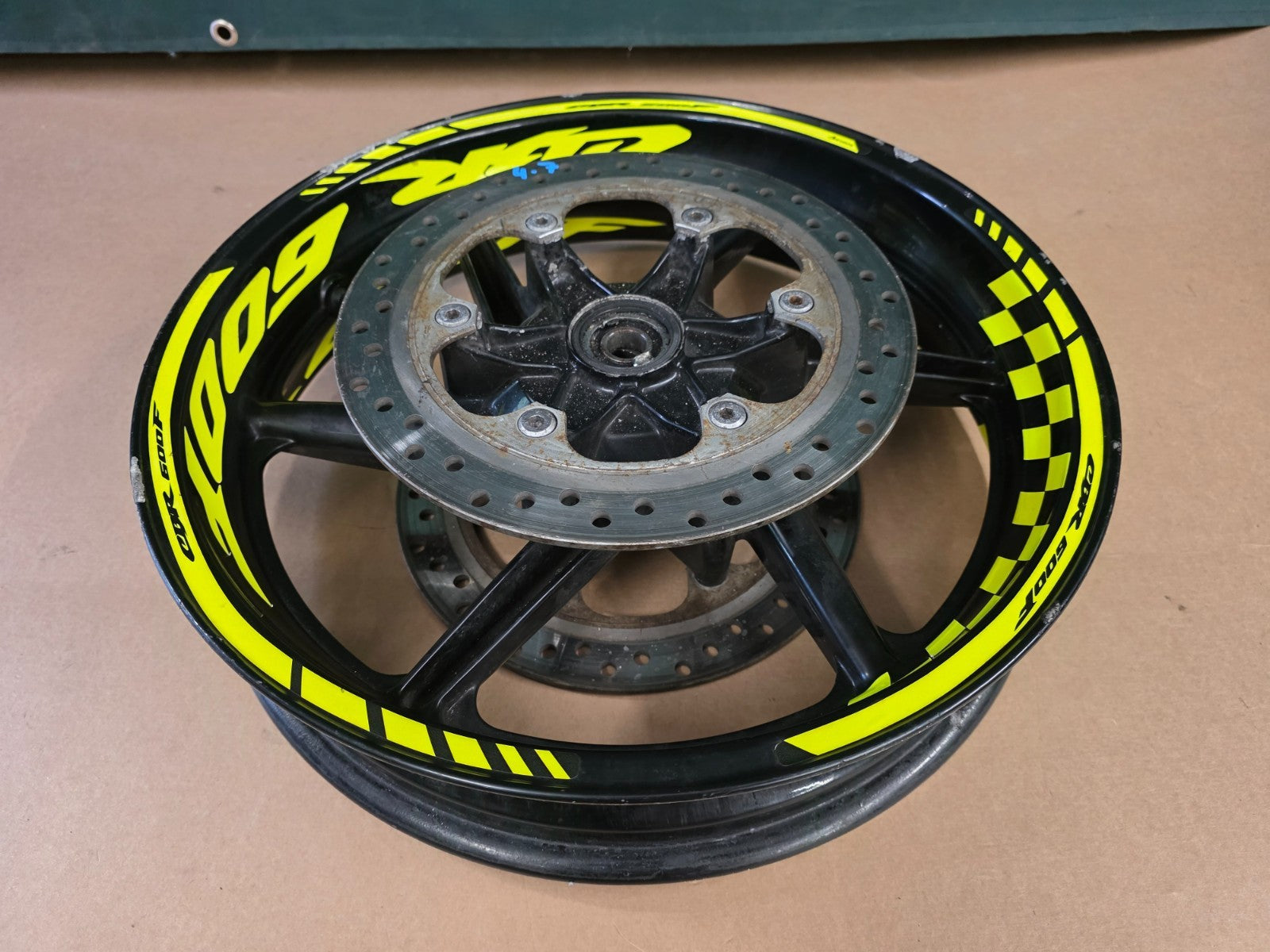 Honda CBR 600 F2 1991 - 1994  Front Wheel Rim + Discs