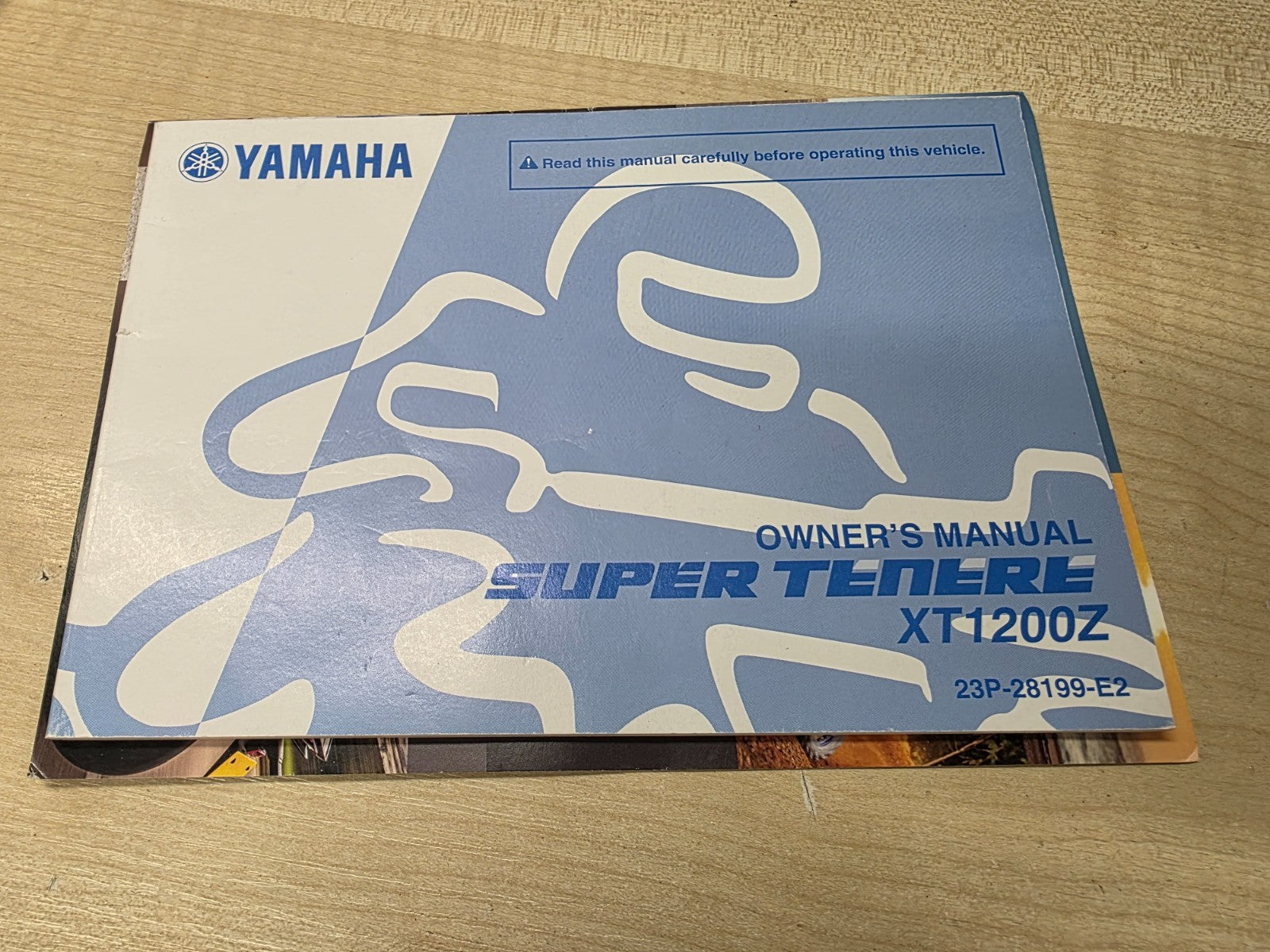 Genuine Owners Manual Yamaha Super Tenere XT1200Z pn: 23P-28199-E2