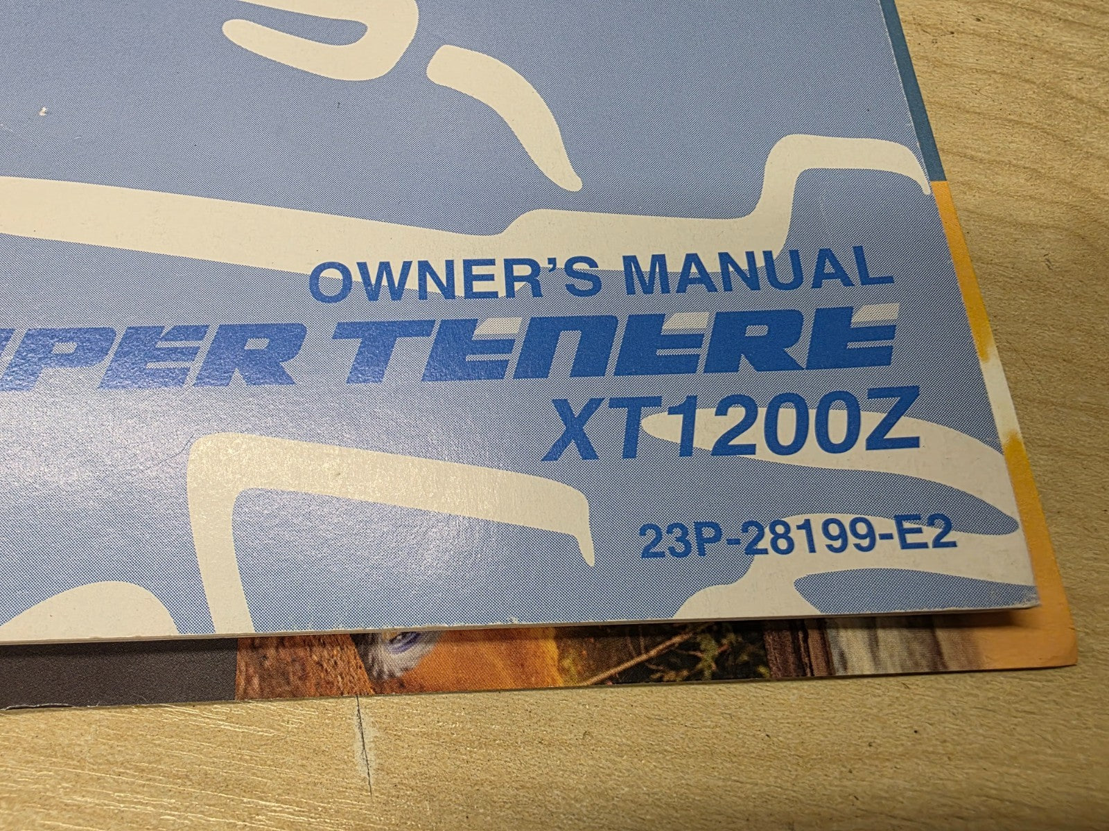 Genuine Owners Manual Yamaha Super Tenere XT1200Z pn: 23P-28199-E2