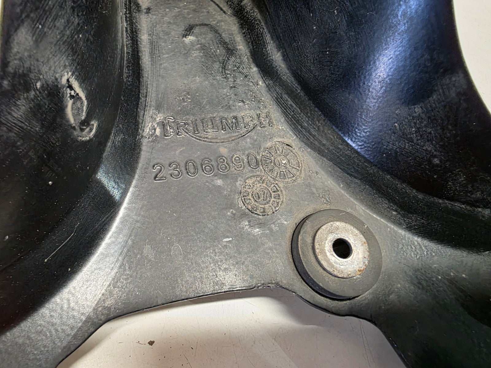 2012 Triumph Tiger 1050 Front Clock Bracket Stay Mount T2306890 (please read)