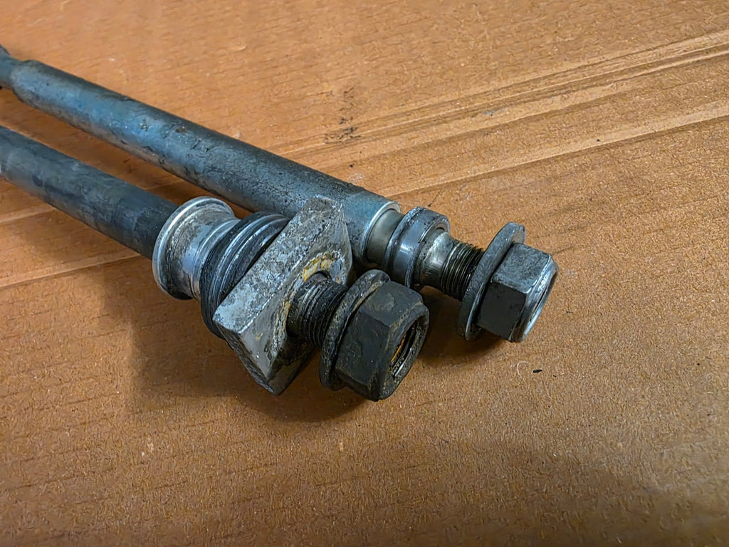 2012 Triumph Tiger 1050 Swing Arm + Rear Wheel Spindle Axles
