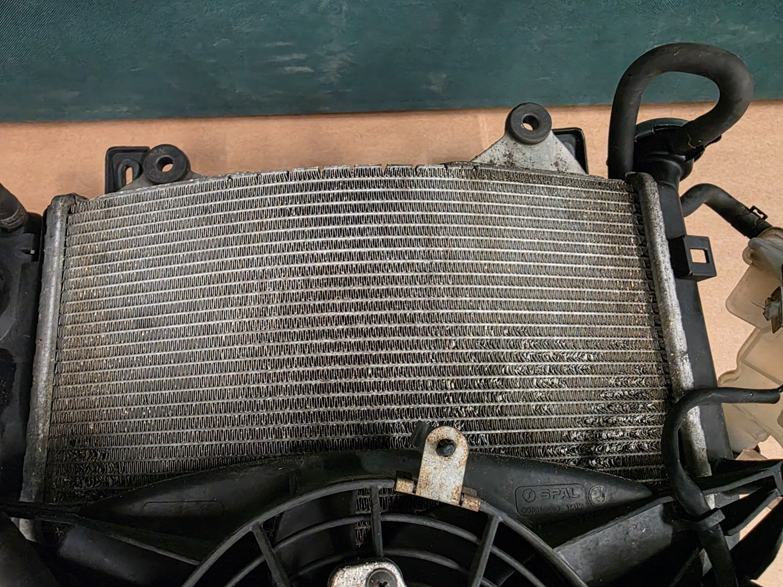 BMW K1600 GT 2012 OEM Complete Coolant Radiator + Fan