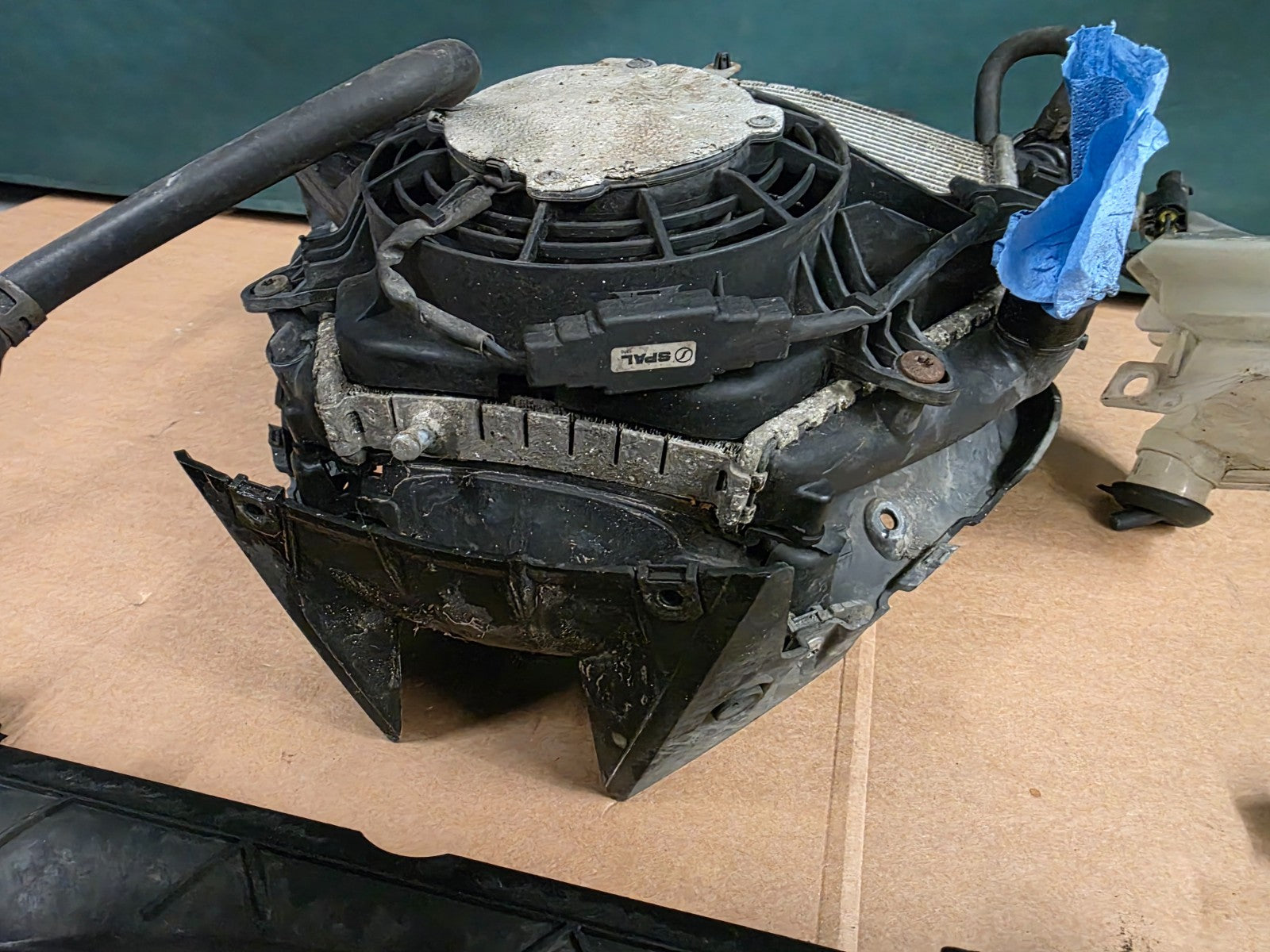BMW K1600 GT 2012 OEM Complete Coolant Radiator + Fan