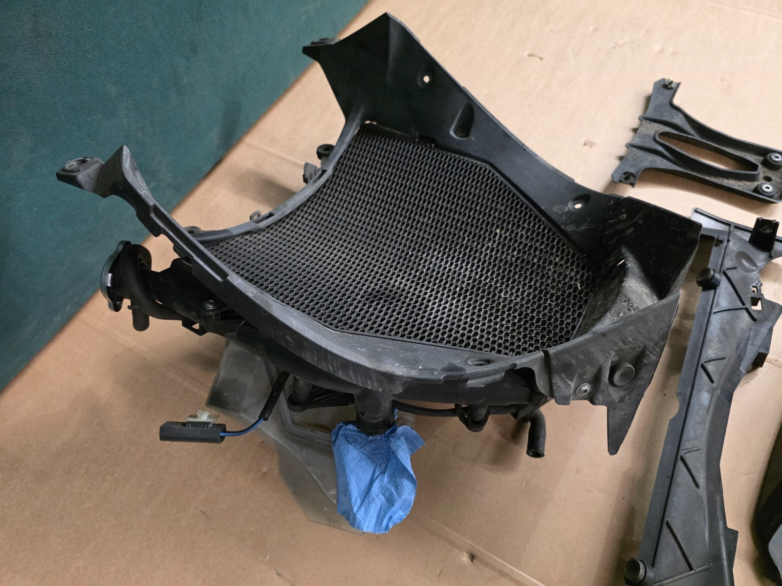BMW K1600 GT 2012 OEM Complete Coolant Radiator + Fan