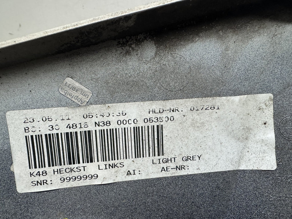 BMW K1600 GT 2012 OEM Rear Left Side Fairing Panel Cover