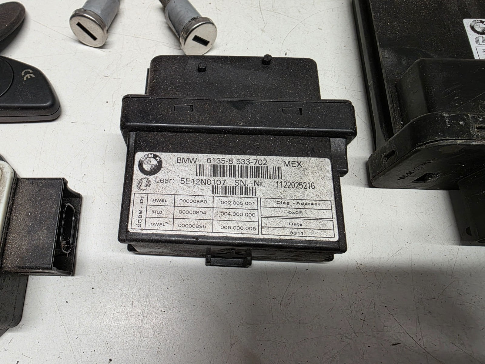 BMW K1600 GT 2012 Complete ECU Lock Set 2 Keys Alarm Fobs