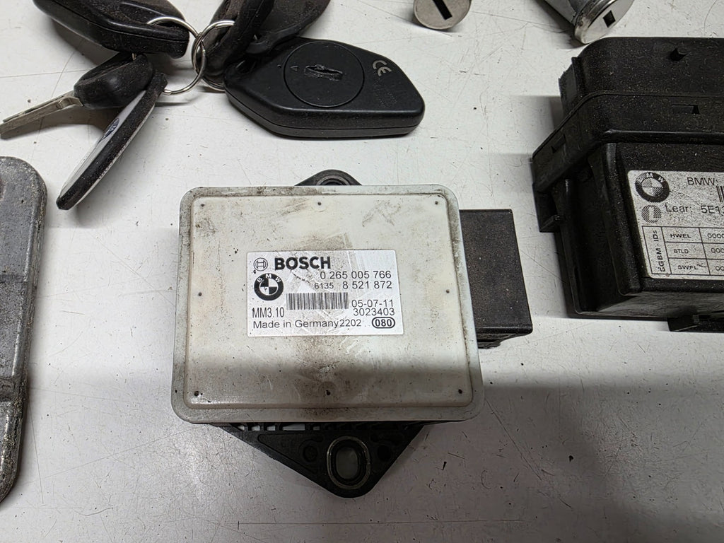 BMW K1600 GT 2012 Complete ECU Lock Set 2 Keys Alarm Fobs