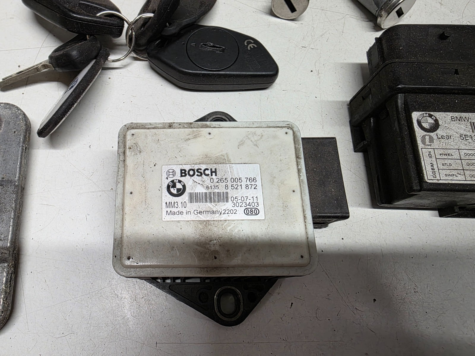 BMW K1600 GT 2012 Complete ECU Lock Set 2 Keys Alarm Fobs