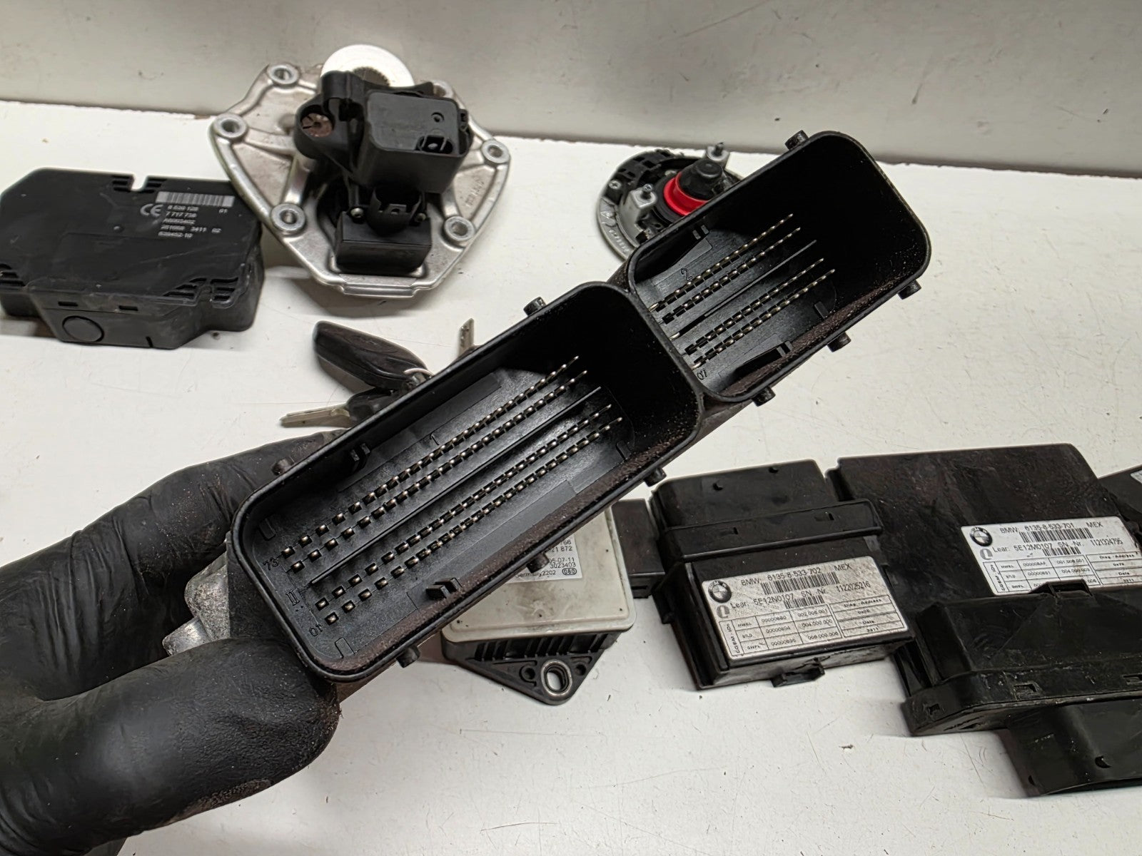 BMW K1600 GT 2012 Complete ECU Lock Set 2 Keys Alarm Fobs