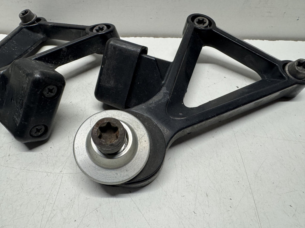 BMW K1600 GT 2012 OEM Left & Right Exhaust Pannier Support Brackets