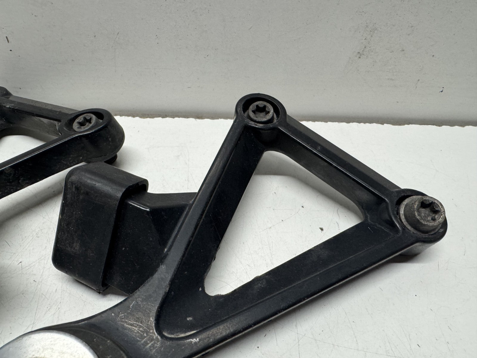 BMW K1600 GT 2012 OEM Left & Right Exhaust Pannier Support Brackets