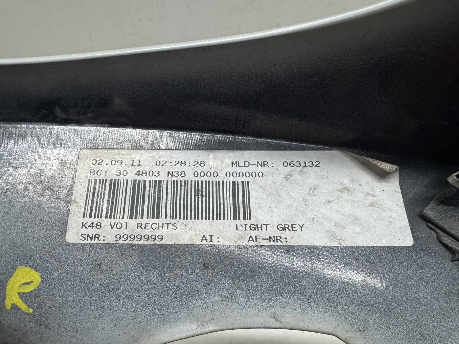 BMW K1600 GT 2012 OEM Front Right Fairing Panel Cover