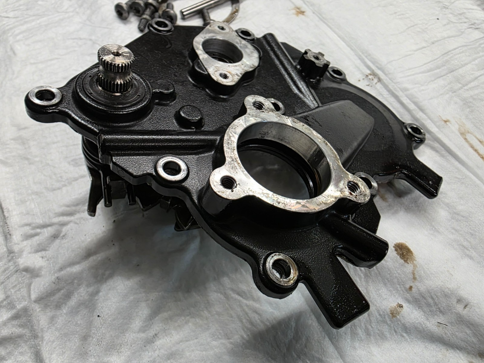 BMW K1600 GT 2012 OEM Gearbox Selector Shaft & Transmission Cover