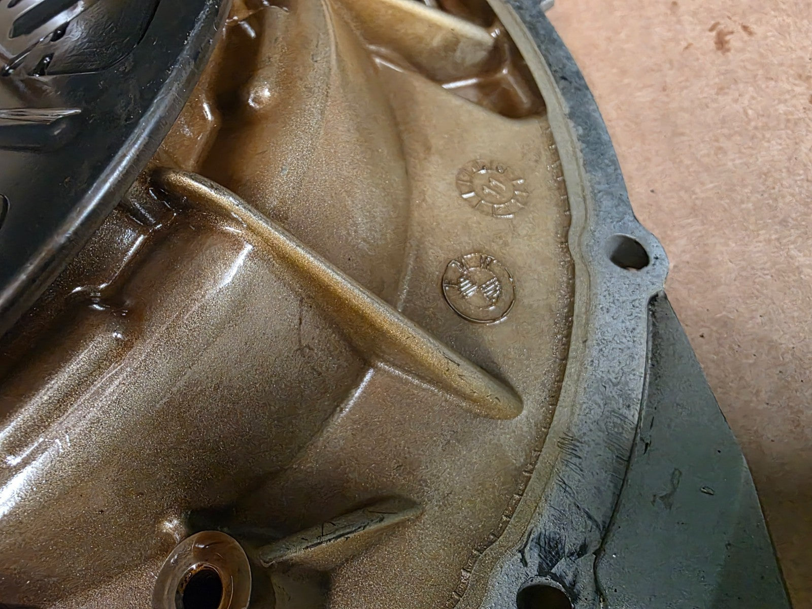 BMW K1600 GT 2012 OEM Engine Cover Clutch Side
