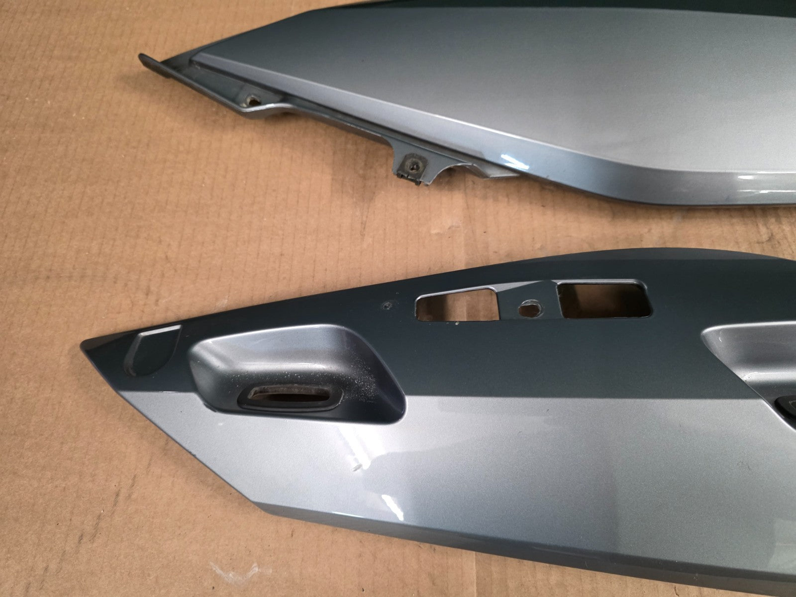 BMW R1200 RT 2005 - 2009 Rear Seat Fairing Panels Silver (1225)