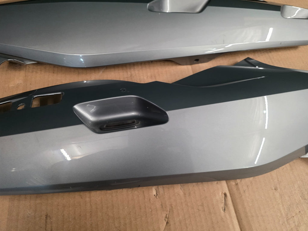 BMW R1200 RT 2005 - 2009 Rear Seat Fairing Panels Silver (1225)