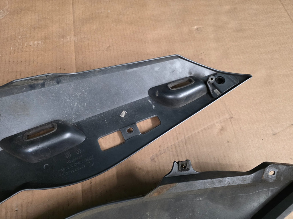 BMW R1200 RT 2005 - 2009 Rear Seat Fairing Panels Silver (1225)