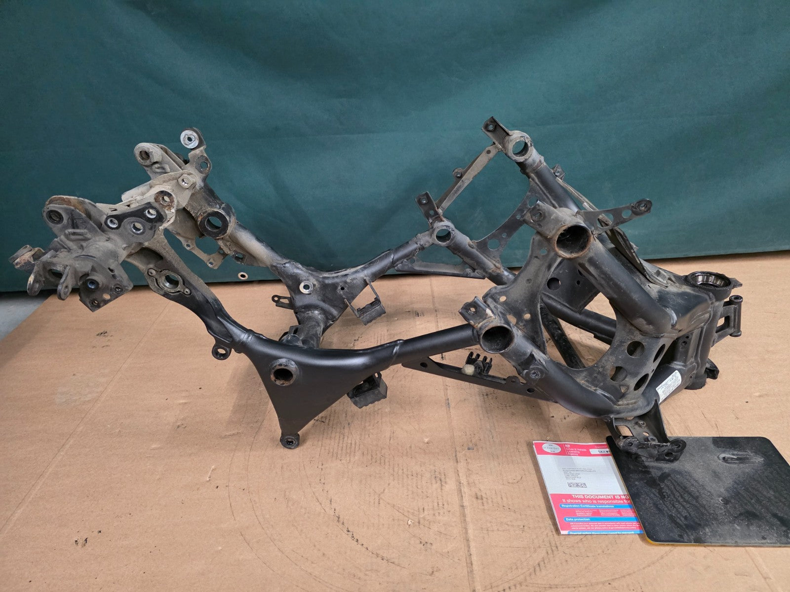 2011 Yamaha Super Tenere XT 1200 Z Main Frame Chassis + V5