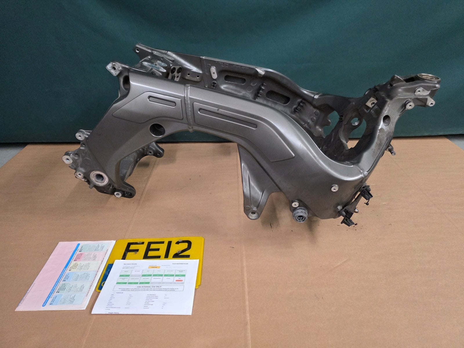 BMW K1600 GT 2012 Main Frame Chassis + V5 HPI clear