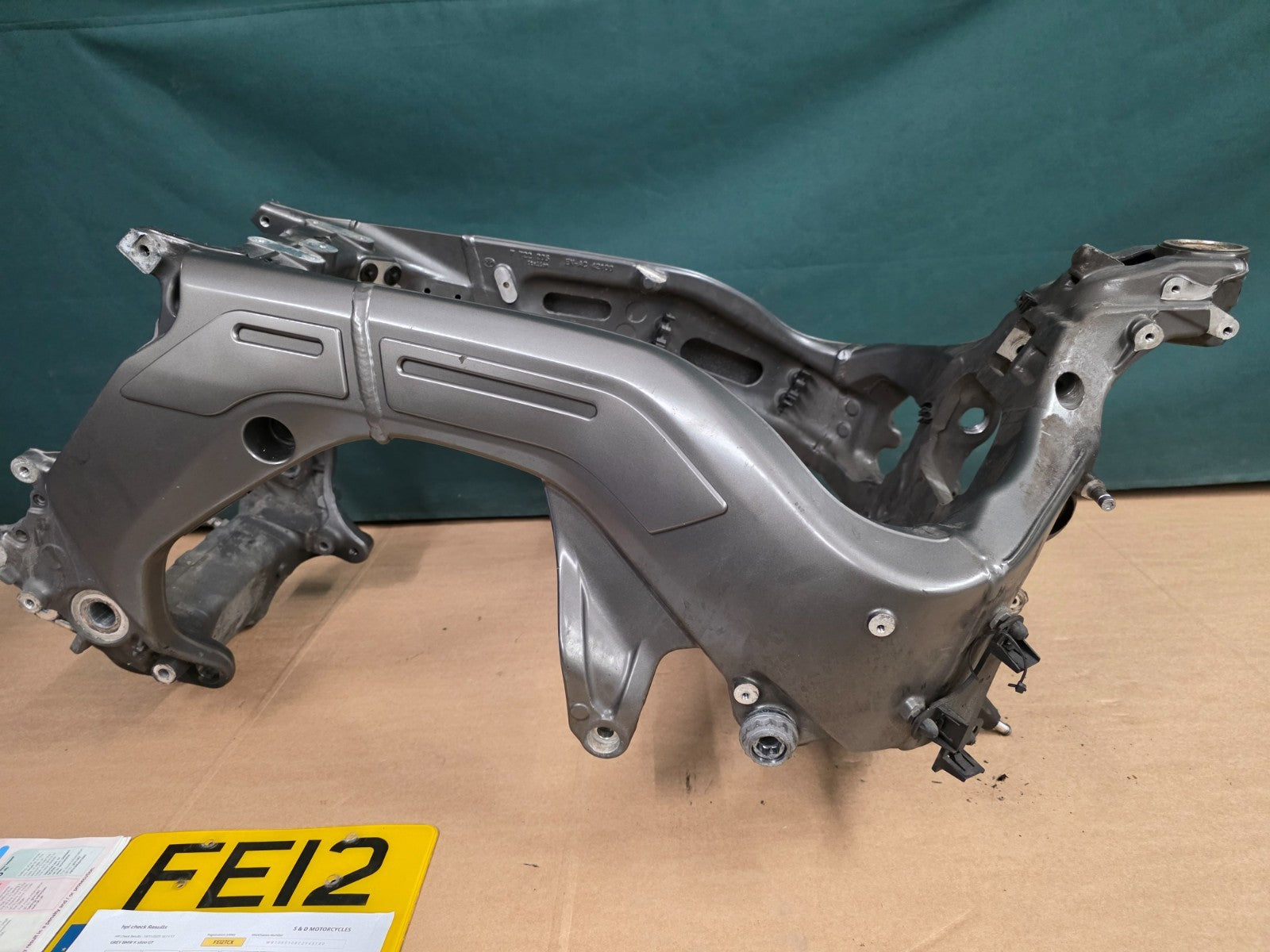 BMW K1600 GT 2012 Main Frame Chassis + V5 HPI clear