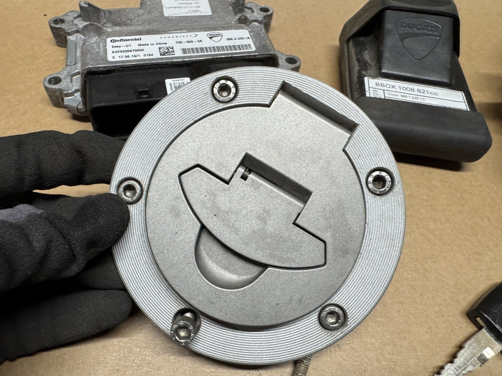 Ducati Monster 821 2014 (2014 - 2016) Lock Set ECU Unit 2 Keys